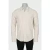 Men's striped shirt with tag
