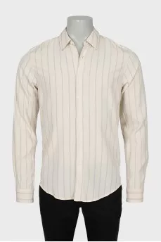 Men's striped shirt with tag