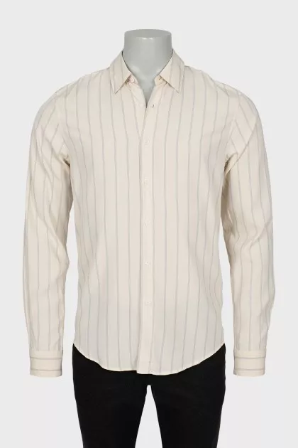 Men's striped shirt with tag
