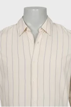 Men's striped shirt with tag