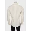 Men's striped shirt with tag