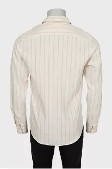 Men's striped shirt with tag