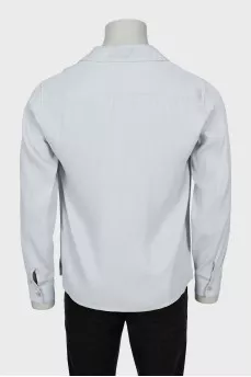 Men's blue shirt with tag