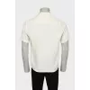 Men's white short sleeve shirt