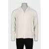 Men's beige shirt with tag