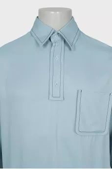Men's shirt with pocket and buttons