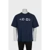 Men's straight cut t-shirt with logo