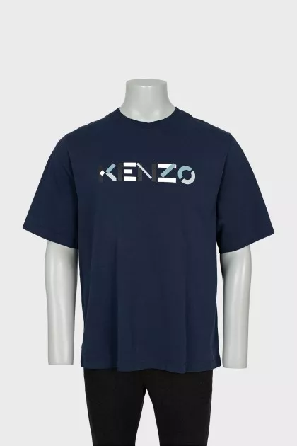 Men's straight cut t-shirt with logo