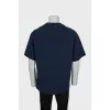 Men's straight cut t-shirt with logo