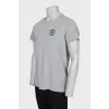 Men's T-shirt with embroidered logo