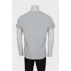 Men's T-shirt with embroidered logo