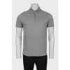 Men's straight cut polo shirt