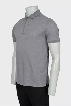 Men's straight cut polo shirt