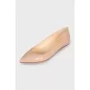 Patent leather ballet flats