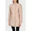 Jacket in a snake print with a tag