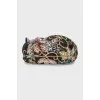 Rhinestone cat clutch