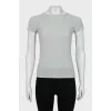 Cashmere and silk t-shirt with tag