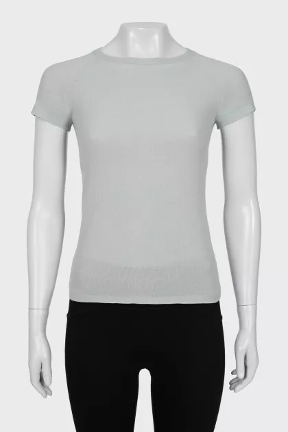 Cashmere and silk t-shirt with tag