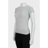 Cashmere and silk t-shirt with tag
