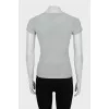 Cashmere and silk t-shirt with tag