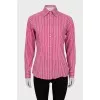 Pink striped shirt