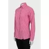 Pink striped shirt