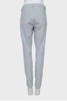 Джинси tapered fit блакитного кольору