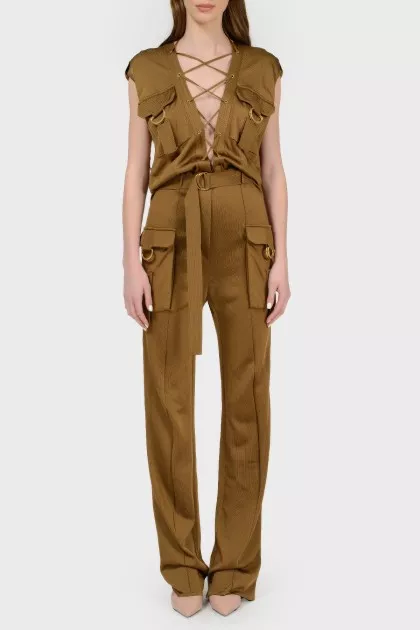 Jumpsuit with tag