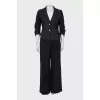Black suit with trousers
