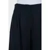 Blue shorts with pockets