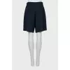 Blue shorts with pockets