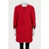 Coat with 3/4 sleeves