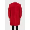Coat with 3/4 sleeves
