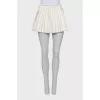 Mini pleated skirt