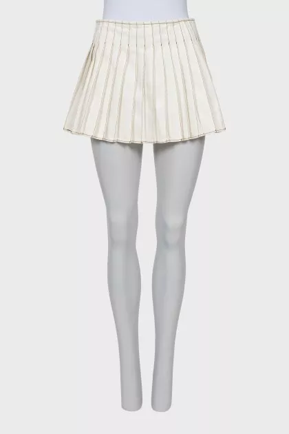 Mini pleated skirt