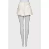 Mini pleated skirt