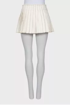 Mini pleated skirt