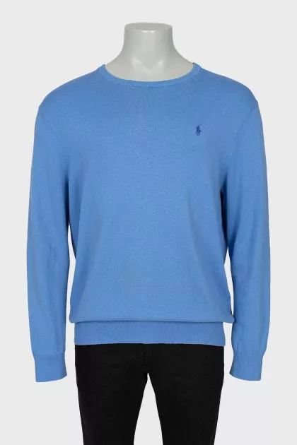 Men's jumper with signature embroidery