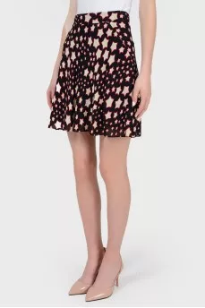 Skirt in the print of stars with tag