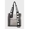 Transparent rubber bag