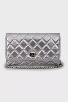 Silver Wallet on Chain bag