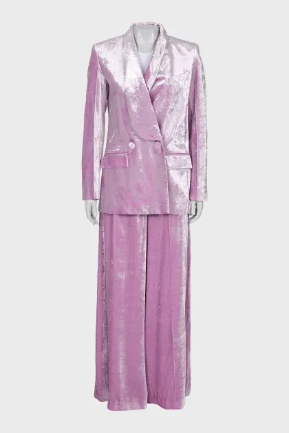 Pink suit with tag