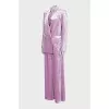 Pink suit with tag