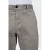 Men's straight trousers in gray