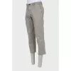 Men's straight trousers in gray