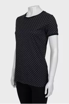 Blue Polka Dot T-Shirt