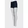 Dark blue denim shorts