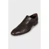 Men's shoes made of textured leather