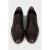 Men's shoes made of textured leather