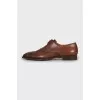 Men's brown leather shoes